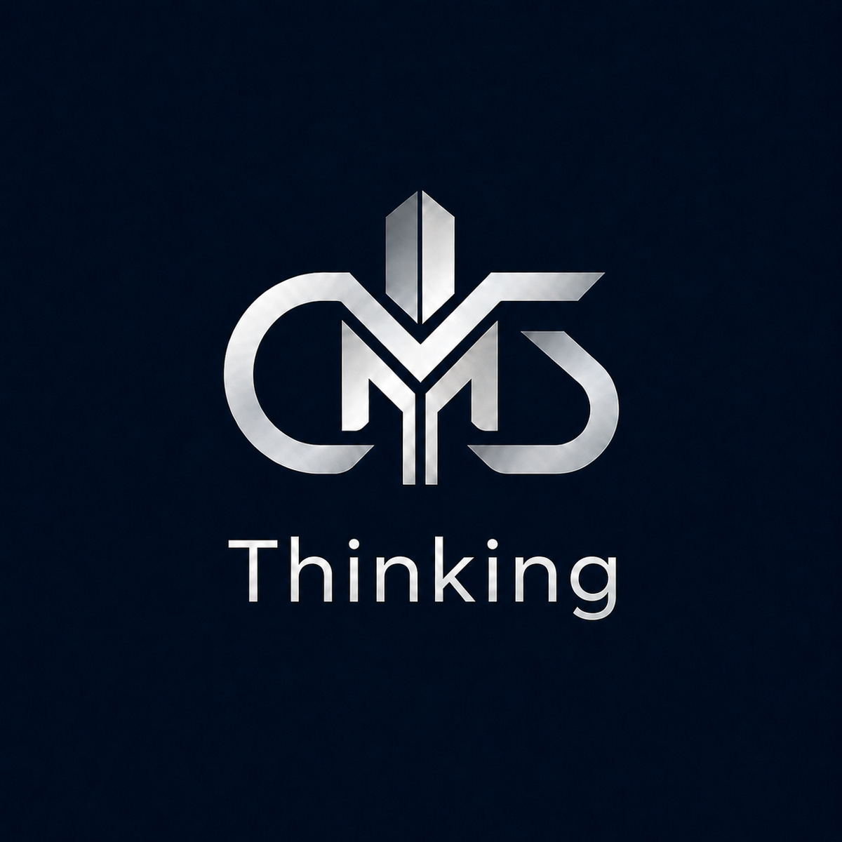 CMS Thinking logo mark with Thinking wordmark